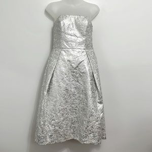 424 Fifth strapless evening dress